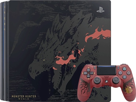 Playstation 4 Pro 1TB Monster Hunter Black (No Game), Discounted